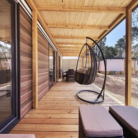 Mobile Homes In Camp Soline At Biograd, With Sand- And Pebble Beach *