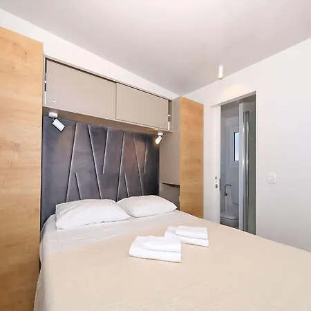 Mobile Homes In Camp Soline At Biograd, With Sand- And Pebble Beach Holiday home *